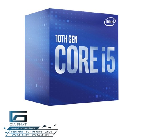 CPU Intel Core i5 10400F (2.90 Up to 4.30GHz, 12M, 6 Cores 12 Threads) Box Chính Hãng