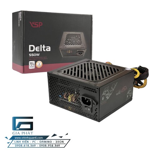 Bộ nguồn máy tính VSP DELTA P550W (550W) - Hàng chính hãng