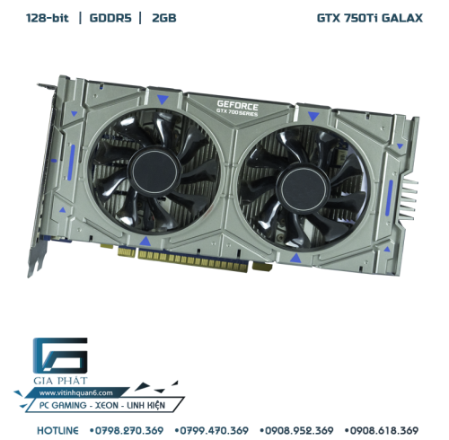 VGA GALAX GeForce GTX 750Ti D5 - 2GB - 128bit (Renew)