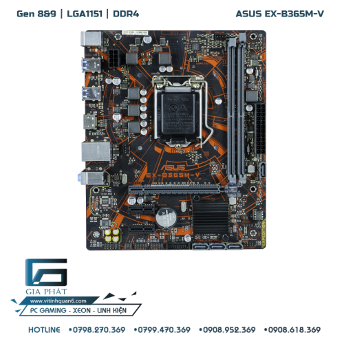 EX-B365M-V ASUS (LGA1151 - DDR4 - Gen 8&9) RENEW
