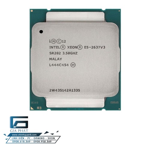 CPU XEON E5 2637 V3 (3.5Ghz up 3.7Ghz / 15M/ 4 Nhân 8 Luồng) - Hàng chính hãng