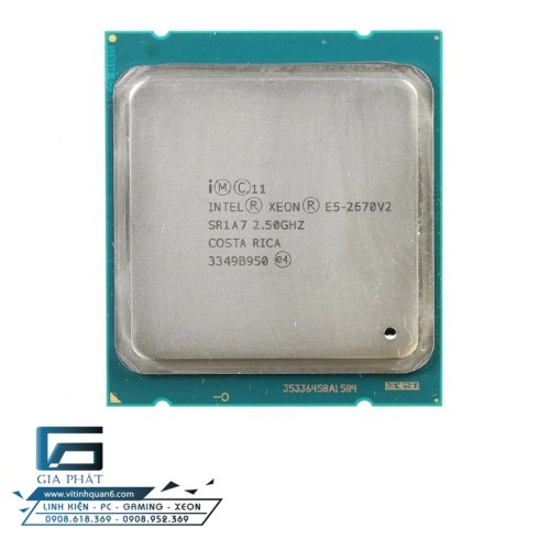 CPU Intel Xeon E5 2670 v2 (2.5GHz - 3.3GHz, 10 Nhân 20 Luồng, LGA 2011)