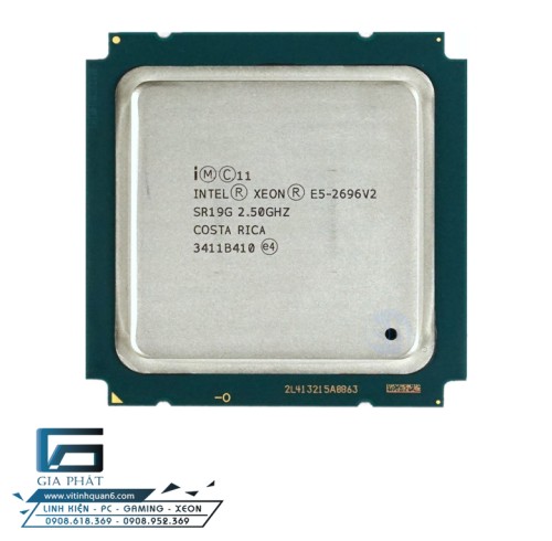 CPU Intel Xeon E5-2696 v2 (2.5GHz upto 3.3 GHz, 12 Nhân 24 Luồng, LGA 2011)