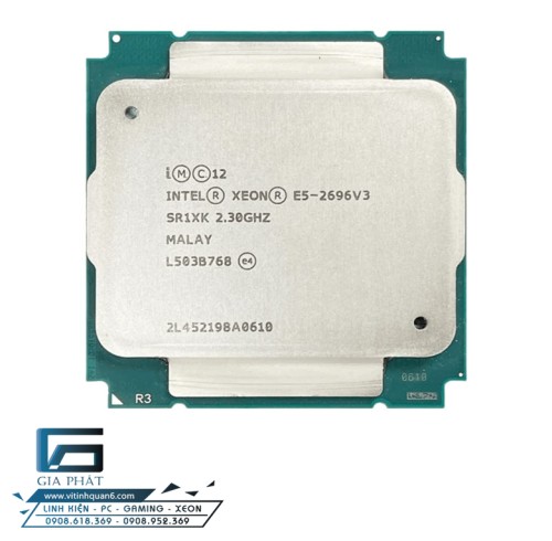 Intel Xeon 2696v3 (2.3GHz up to 3.6Ghz, 18 Nhân 36 Luồng, LGA2011-3)