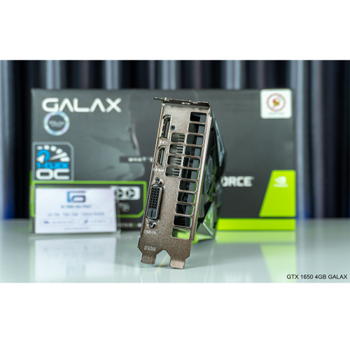 Card màn hình GALAX GTX 1650 EX (1 CLICK OC) 4GB DDR6