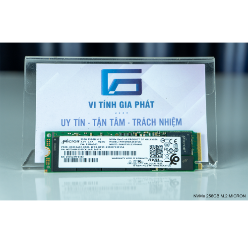 SSD Micron 2200 256GB M.2 PCIe Gen3 x4 NVMe