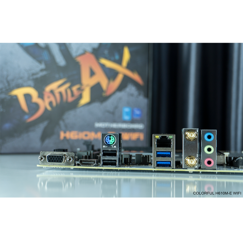 Mainboard Colorful BATTLE-AX H610M-E WIFI V20 (Socket 1700 | M-ATX | 2 Khe RAM DDR4) Full Box