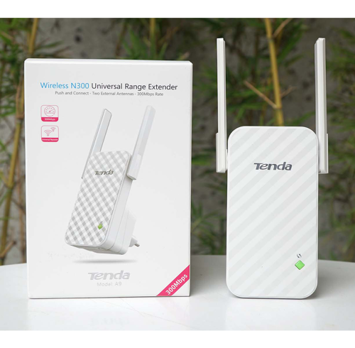Thiết bị mở rộng sóng Wifi Tenda A9 chuẩn N tốc độ 300Mbps