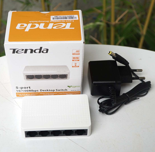 Switch mạng Tenda S105V10 | 5 cổng | tốc độ 100Mbps