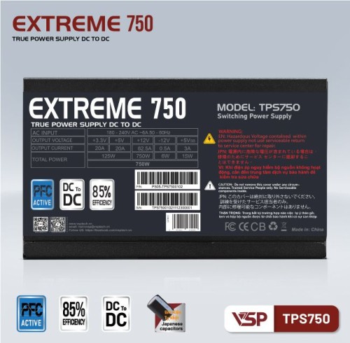 BỘ NGUỒN VSP EXTREME TPS750 DC TO DC (750W Công suất thực)