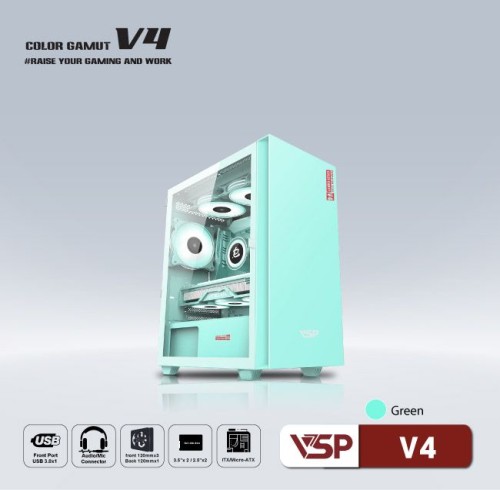 Vỏ case máy tính VSP Color Gamut V4 (ATX)