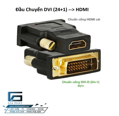 ADAPTER CHUYỂN DVI (24+1) ra HDMI