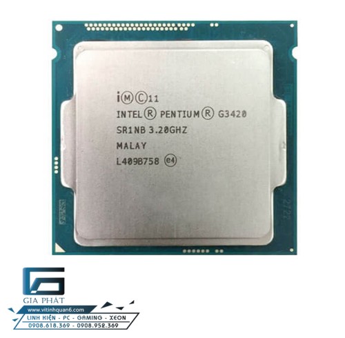 CPU Intel Pentium G3420 (3.00GHz, 3M, 2 Nhân, 2 Luồng) TRAY