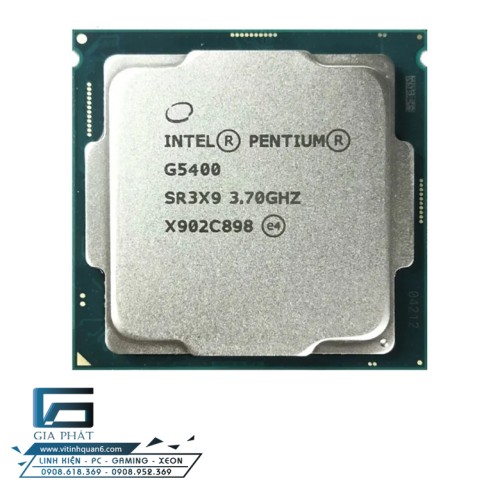 CPU Intel Pentium G5400 (3.70GHz, 4M, 2 Cores 4 Threads) tray