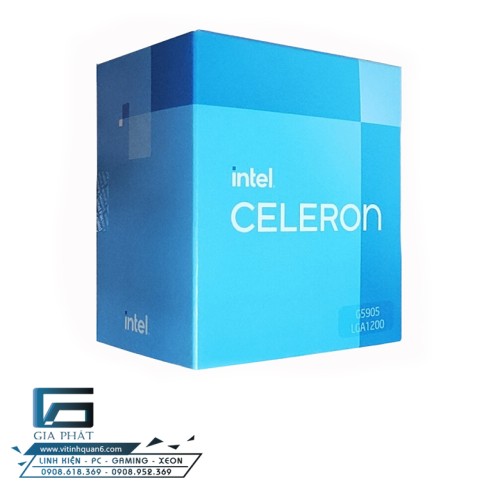 CPU Intel Celeron G5905 (3.50GHz, 4M, 2 Nhân 2 Luồng) Box