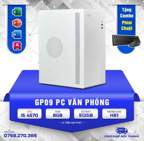 PC - GP09 - OFFICE - 4570 (4590) /  H81 / SSD 512GB