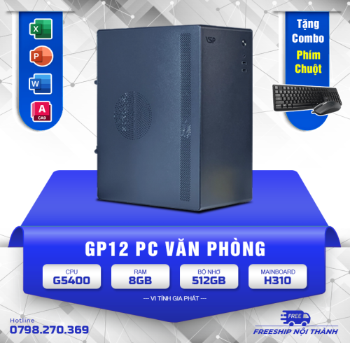 PC - GP12 - OFFICE - G5400 / H310 / SSD 512GB