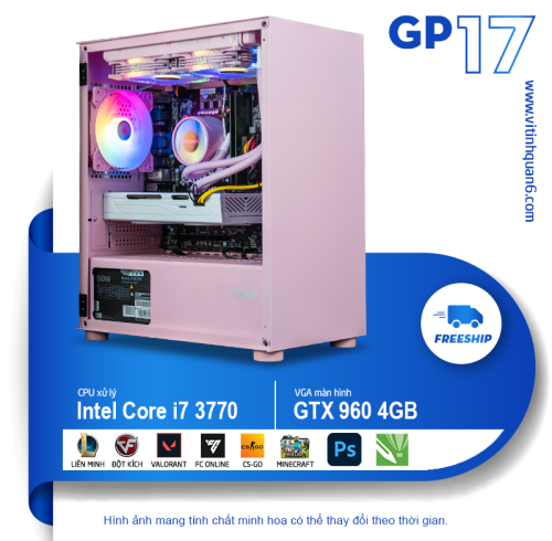 Bộ PC GP17 - Gaming i7 3770, GTX 960 4GB hiệu năng cao