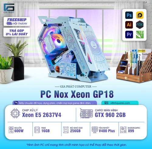 PC XEON GP18 E5 2637V4 Chiến game cực ổn định