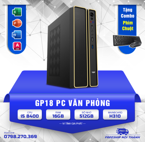 PC - GP18 - OFFICE - i5 8400 / H310 / SSD 256GB