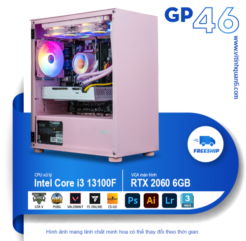 PC GP46 - GAMING PHANTOM - i3 13100F NEW GEN