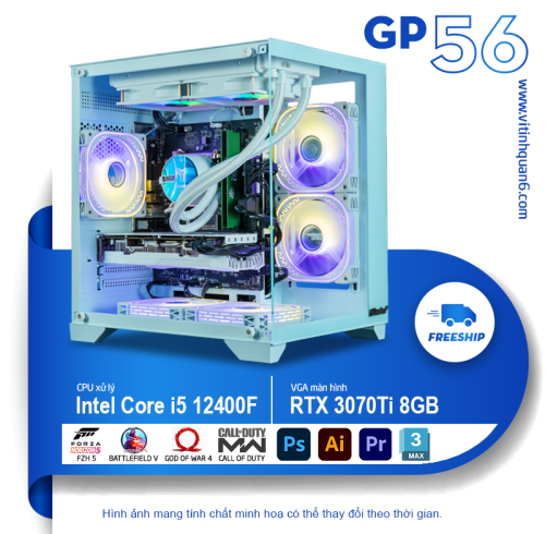 PC GP56 - GAMING RTX 3070Ti i5 gen 12 Chiến Pubg PC, GTA5, CS:GO, Liên Minh
