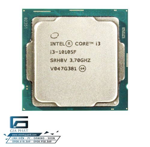 CPU Intel Core i3 10105F (3.70 Up to 4.40GHz, 6M, 4 Cores 8 Threads) TRAY