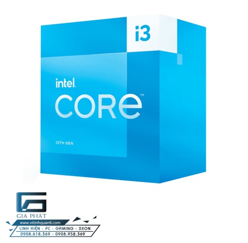CPU intel Core I3 13100F (Up to 4.5GHz, 4 Nhân 8 Luồng, 12MB) BOX