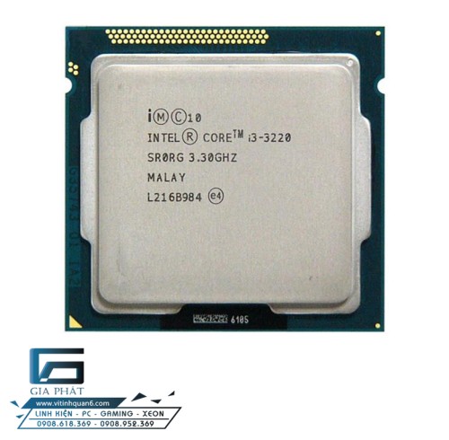 CPU Intel Core i3 3220 (3.30GHz, 3M, 2 Nhân 4 Luồng) TRAY