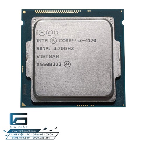 CPU Intel Core I3 4170 (3.60GHz, 3M, 2 Nhân, 4 Luồng) TRAY