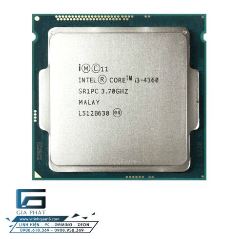 CPU Intel Core I3 4360 (3.70GHz, 4M, 2 Nhân, 4 Luồng) TRAY
