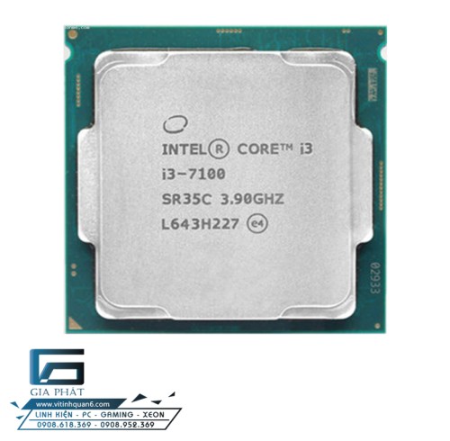 CPU Intel Core I3 7100 (3.90GHz, 3M, 2 Nhân 4 Luồng) TRAY