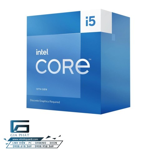 CPU Intel Core I5 13400F (Up to 4.6GHz 10 Nhân 16 Luồng, 20MB) Box