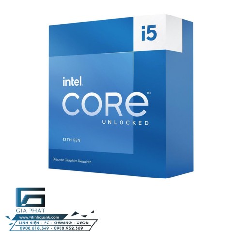 CPU Intel Core I5-13600K (Up to 5.1GHz, 14 Nhân 20 Luồng, 24MB Cache, LGA1700) Box 