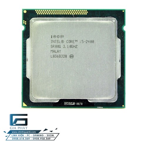 CPU Intel Core i5 2400 (3.40GHz, 6M, 4 Nhân 4 luồng) TRAY