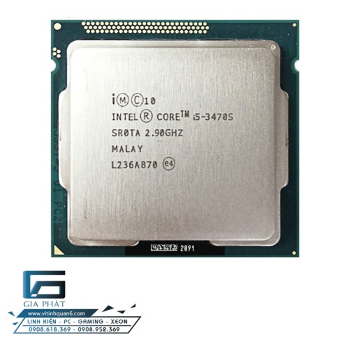 CPU Intel Core i5 3470S (2.90GHz, 6M, 4 Nhân 4 Luồng) TRAY
