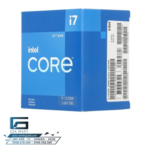 CPU Intel Core i7 10700F (2.9GHz - 4.8 GHz, 8M, 4 Nhân 8 Luồng) Box