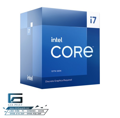 CPU Intel Core I7-13700F (Up to 5.0GHz, 16 Nhân 24 Luồng, 25MB) Box Chính Hãng