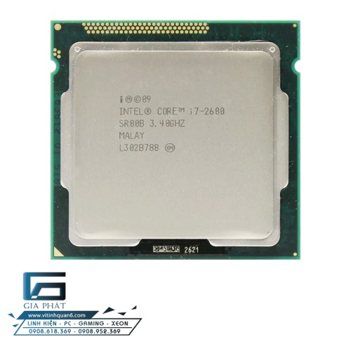 CPU Intel Core i7 2600 (3.40GHz, 8M, 4 Nhân 8 Luồng) TRAY
