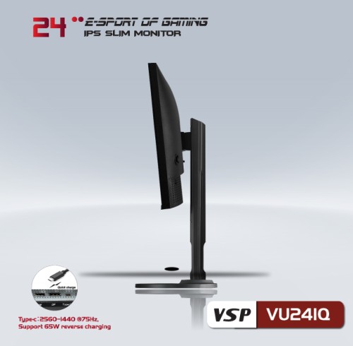 Màn hình 24 inch VSP VU241Q (2K, 75hz, IPS, 7ms)