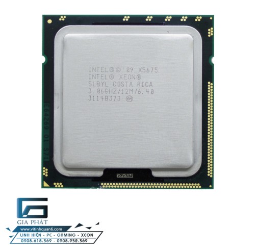Intel Xeon X5670, X5675 (3.06GHz, 6 Nhân 12 Luồng, LGA1366)