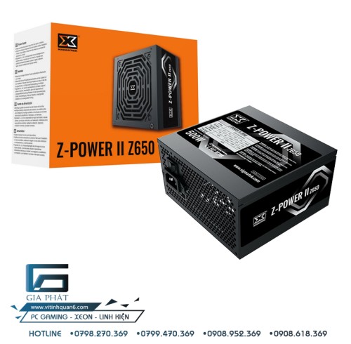 NGUỒN XIGMATEK Z-POWER II Z650 EN41495 (MÀU ĐEN/500W/230V)