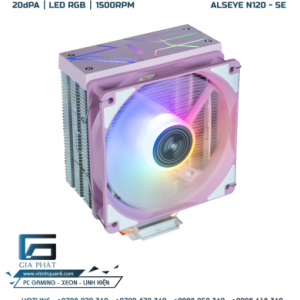 Tản nhiệt CPU Alseye N120-SE - Hồng